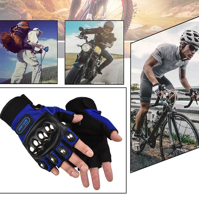 Half Finger Protective Motorcy - Motorcycle Glove Knuckle recension och pris