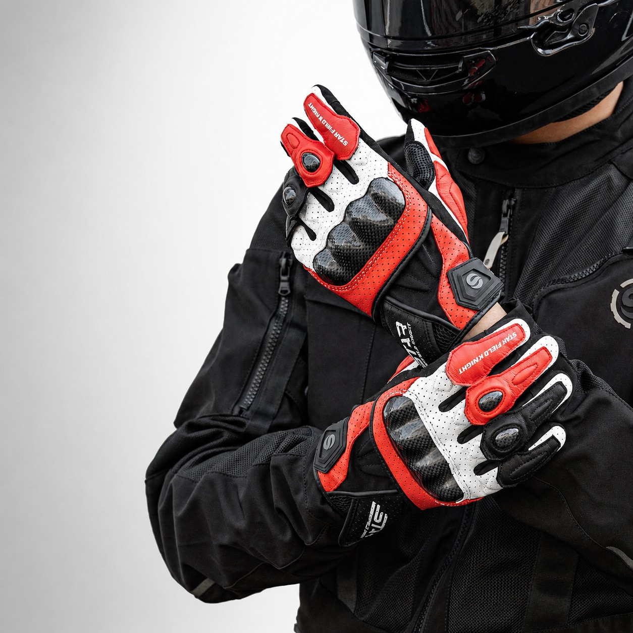 STAR FIELD KNIGHT SKG-580 Summ - Motorcycle Glove Knuckle recension och pris
