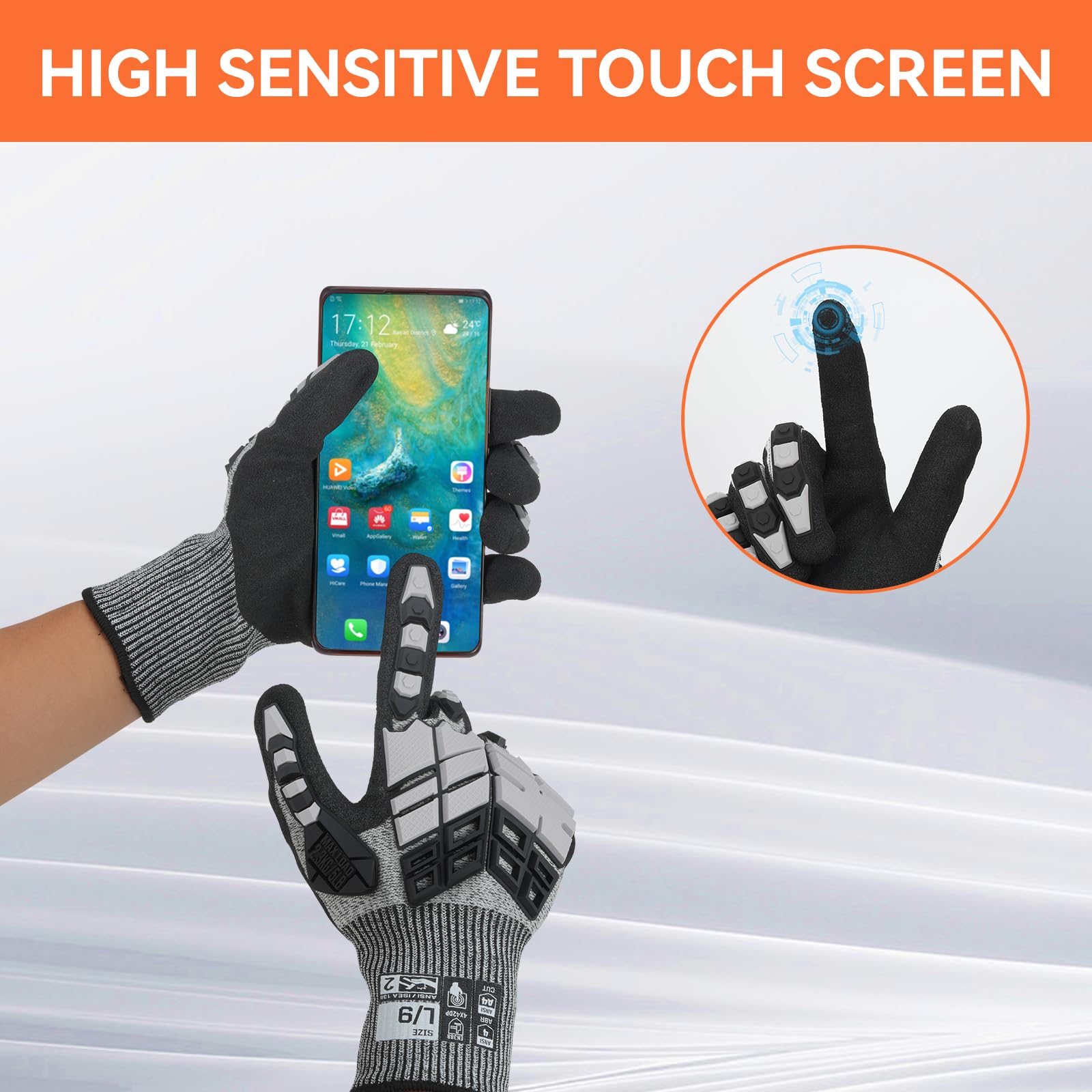 Anti-Impact Gloves With Cut-Re - Cut Resistant Glove recension och pris